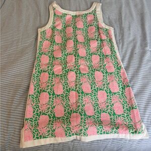 Lilly Pulitzer Green Dress with White Trim